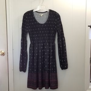 About A Girl Boutique Smocked Boho Dress